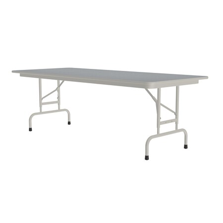 Correll CFA Adjustable TFL Folding Tables 30x60 Gray Granite CFA3060TF-15